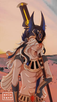 Cyno Genshin fanart